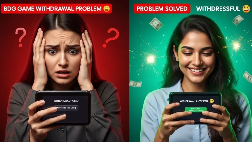 BDG GAME WITHDRWAL PROBLEM FIX